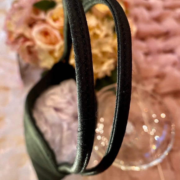 👛ANN TAYLOR👛 Sweet Black Sparkling Satin Sequined💎Handbag - Picture 4 of 15